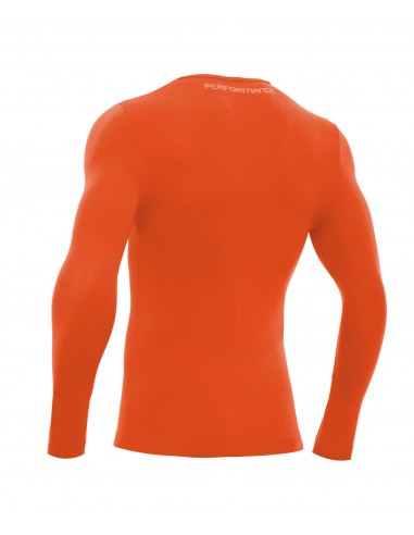 LICRA PERFORMANCE NARANJA MANGA LARGA