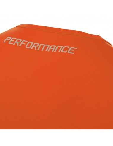 LICRA PERFORMANCE NARANJA MANGA CORTA