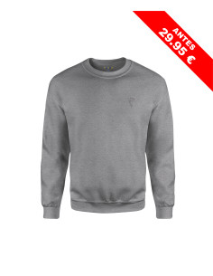 SUDADERA CASUAL GRIS