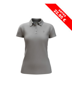 POLO CASUAL MUJER GRIS