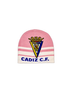 GORRO LANA CÁDIZ CF ROSA