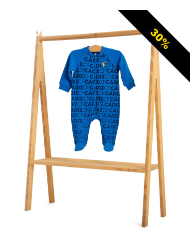 PELELE FELPA AZUL BEBÉ CÁDIZ CF