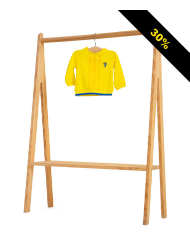 SUDADERA AMARILLA BEBÉ CÁDIZ CF