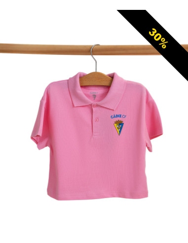 POLO PIQUE ROSA CÁDIZ CF