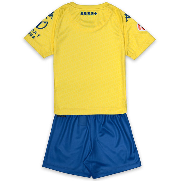 Sets_Boy_KIT 2027 HOME CADIZ_Shorts / T-Shirt_Yellow - Blue - Sponsor Liga - Commercial 2