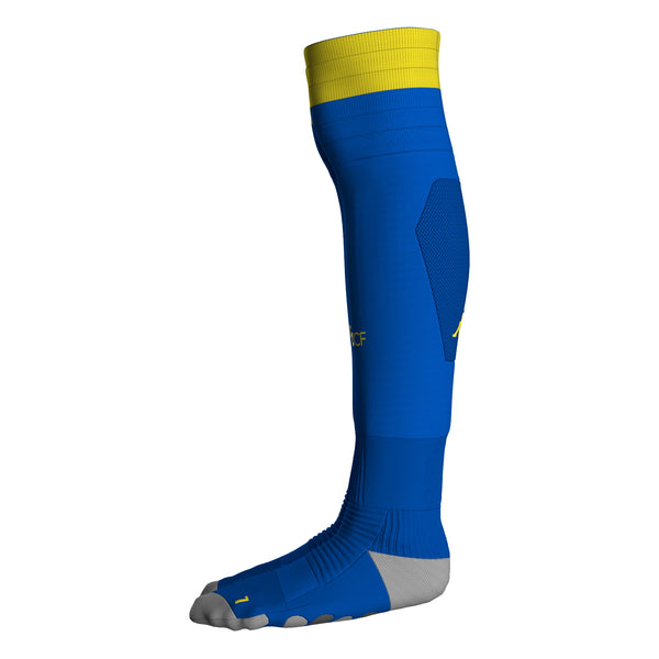 Socks_Man_SPARK PRO CADIZ 1PACK_Knee High Sock_Blue LT - Yellow - Commercial 4