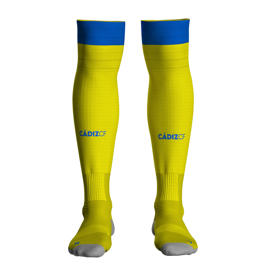 KOMBAT SPARK PRO CADIZ 1PACK Calcetines Calcetín hasta la rodilla Hombre Yellow - Blue LT 01