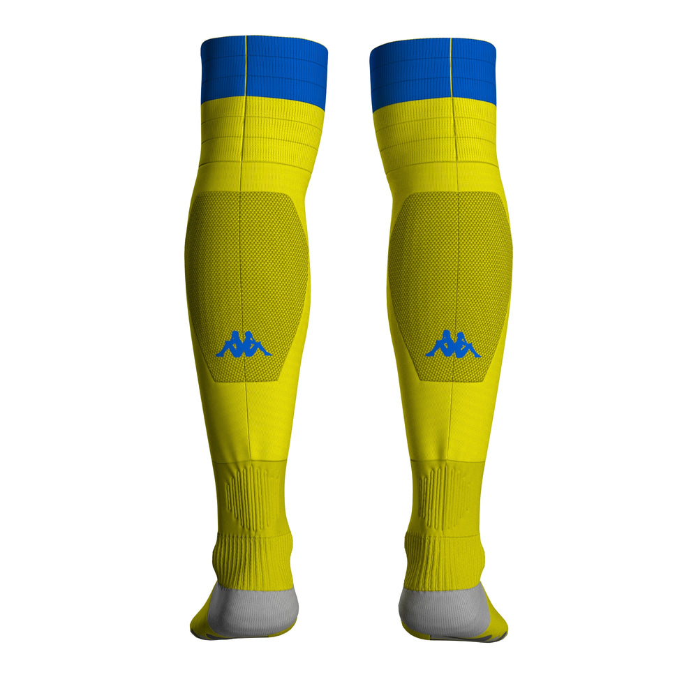 KOMBAT SPARK PRO CADIZ 1PACK Calcetines Calcetín hasta la rodilla Hombre Yellow - Blue LT 02