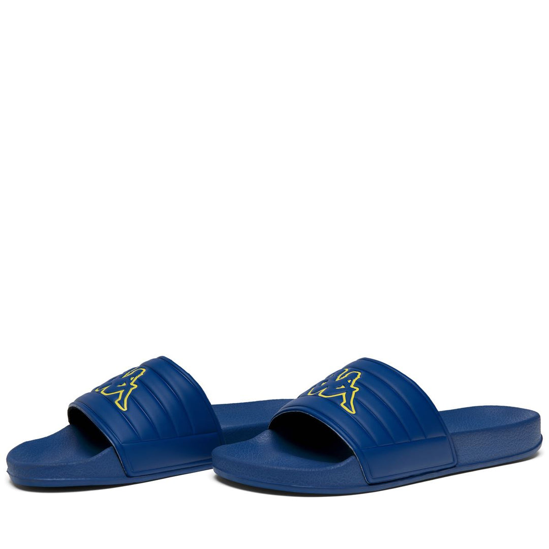 LOGO  NOLES Chanclas Stripe Unisex Blue Cold - YELLOW BLAZING 01