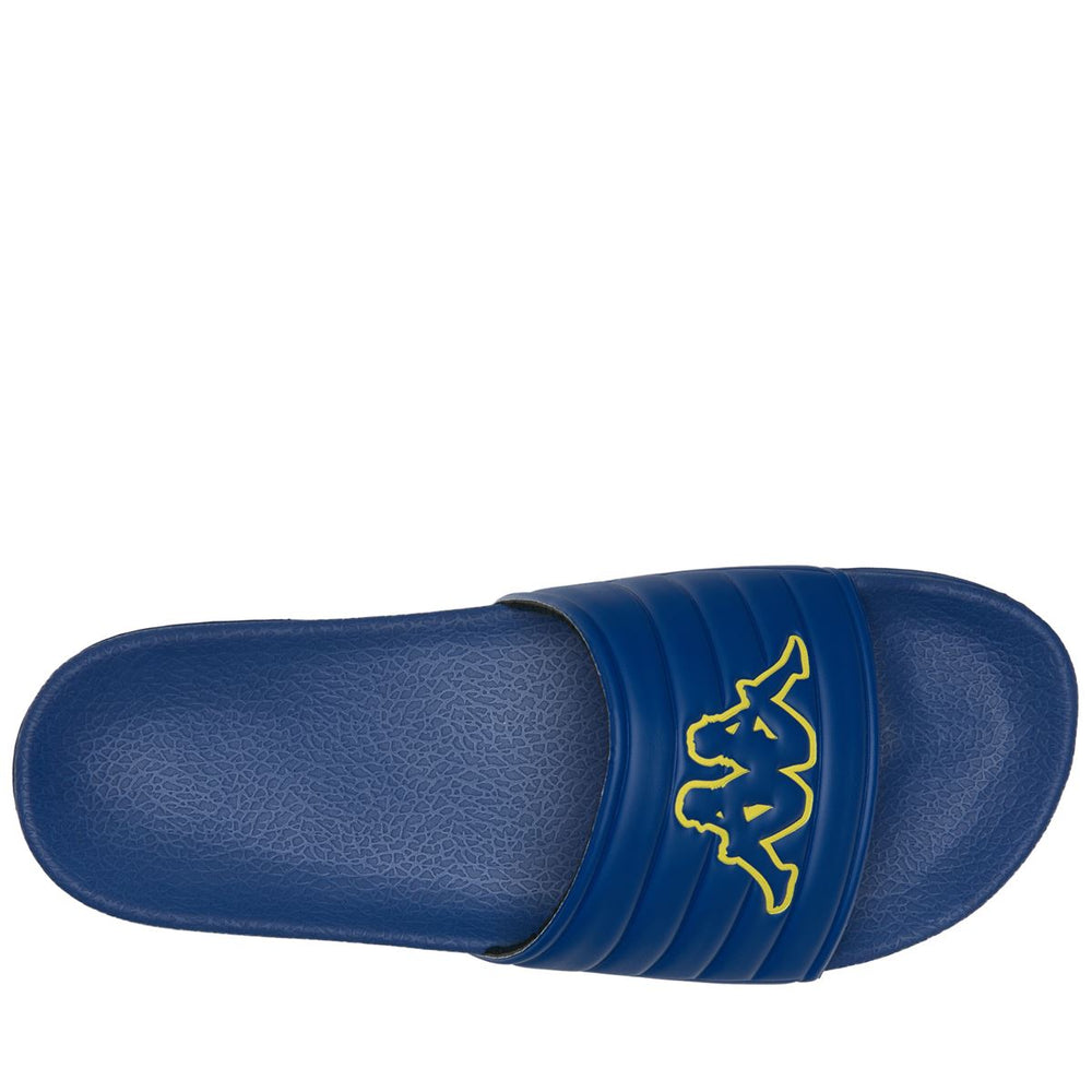 LOGO  NOLES Chanclas Stripe Unisex Blue Cold - YELLOW BLAZING 02