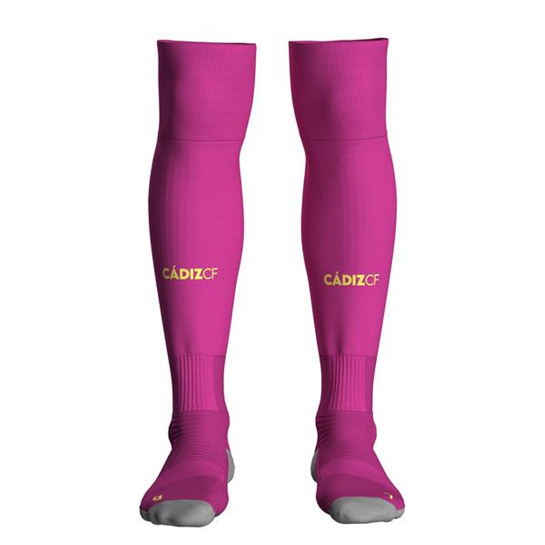 KOMBAT SPARK PRO CADIZ 1PACK Calcetines Calcetín hasta la rodilla Hombre Fuchsia Fluo-Yellow Fluo 01