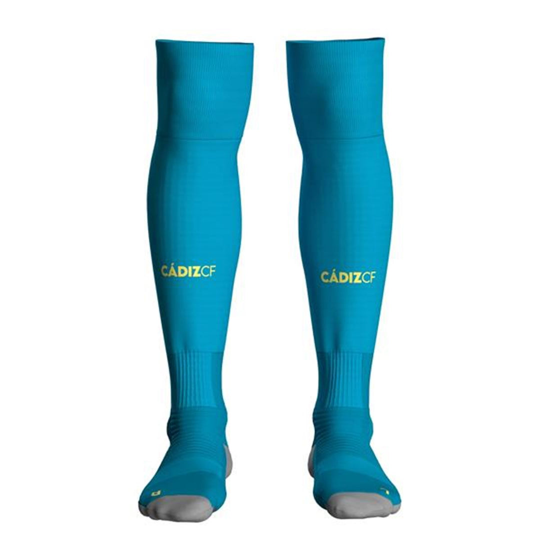KOMBAT SPARK PRO CADIZ 1PACK Calcetines Calcetín hasta la rodilla Hombre Azure Fluo-Yellow Fluo 01