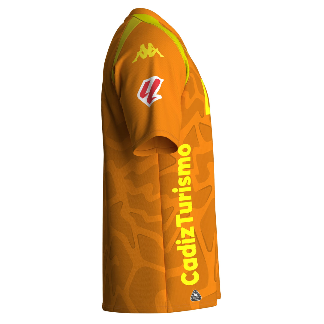 KOMBAT GK 2027 CADIZ Camisetas Activas Camisa Hombre Orange Fluo - Azure Fluo - Yellow Fluo - Sponsor 2 main