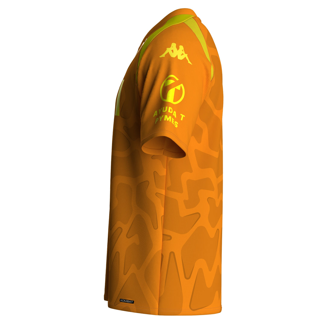 KOMBAT GK 2027 CADIZ Camisetas Activas Camisa Hombre Orange Fluo - Azure Fluo - Yellow Fluo - Sponsor 2 main