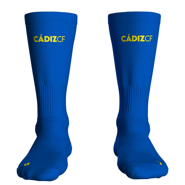 Socks_Man_SPOXSTHIN CADIZ 1PACK_Quarter High Sock_Blue LT - Yellow - Commercial 1