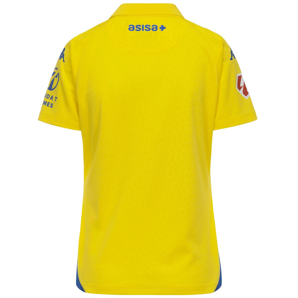 KOMBAT 2027 HOME CADIZ Camisetas Activas Camisa Mujer Yellow Blazing - Blue Cold - Sponsor 2 02