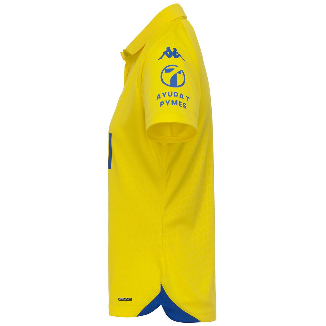 KOMBAT 2027 HOME CADIZ Camisetas Activas Camisa Mujer Yellow Blazing - Blue Cold - Sponsor 2 main