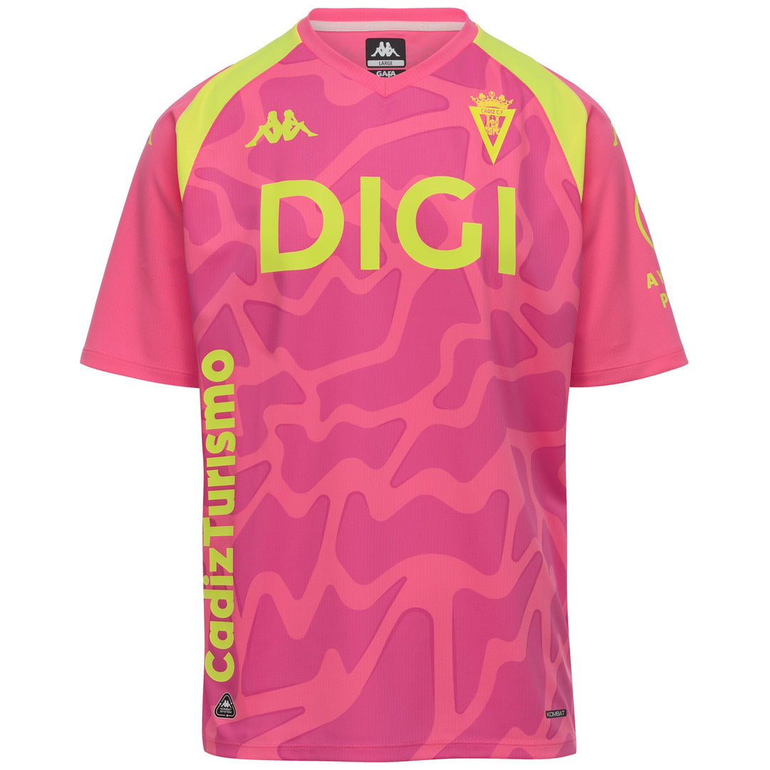 CAMISETA PORTERO FUCSIA KOMBAT GK CÁDIZ CF 26/27 01