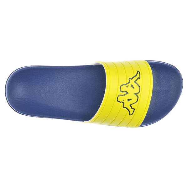 Flip-Flops_Unisex_ NOLES_Stripe_YELLOW BLAZING - Blue Cold - Commercial 2