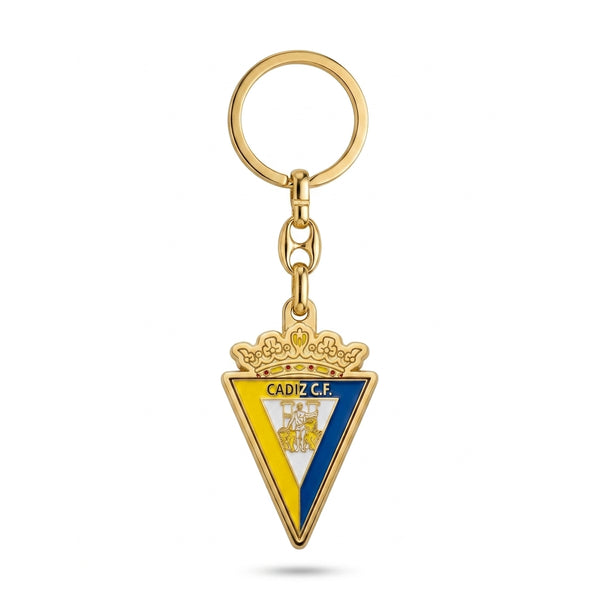 Small Accessories_Unisex_LLAVERO ESCUDO COLOR CADIZ_Key Chain_BLUE CADIZ MARINE - Commercial 1