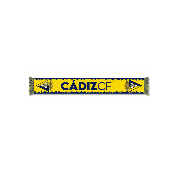 Scarves_Unisex_BUFANDA NINO BORDES ROTOS CADIZ_Scarf_YELLOW CADIZ - Commercial 1