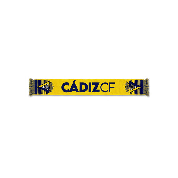 Scarves_Unisex_BUFANDA NINO FRANJA ESCUDO CADIZ_Scarf_YELLOW CADIZ - Commercial 1