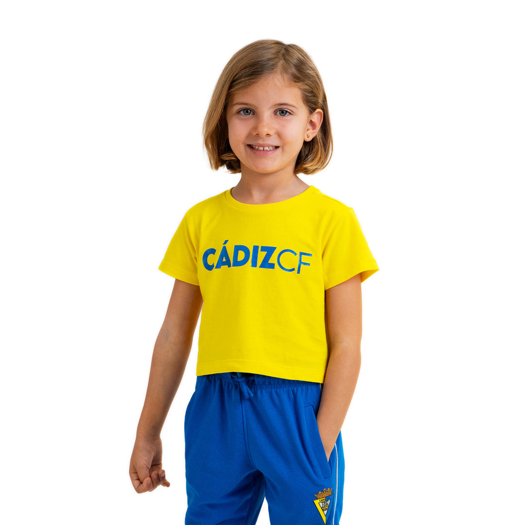 CAMISETA AMARILLA INFANTIL CÁDIZ CF main