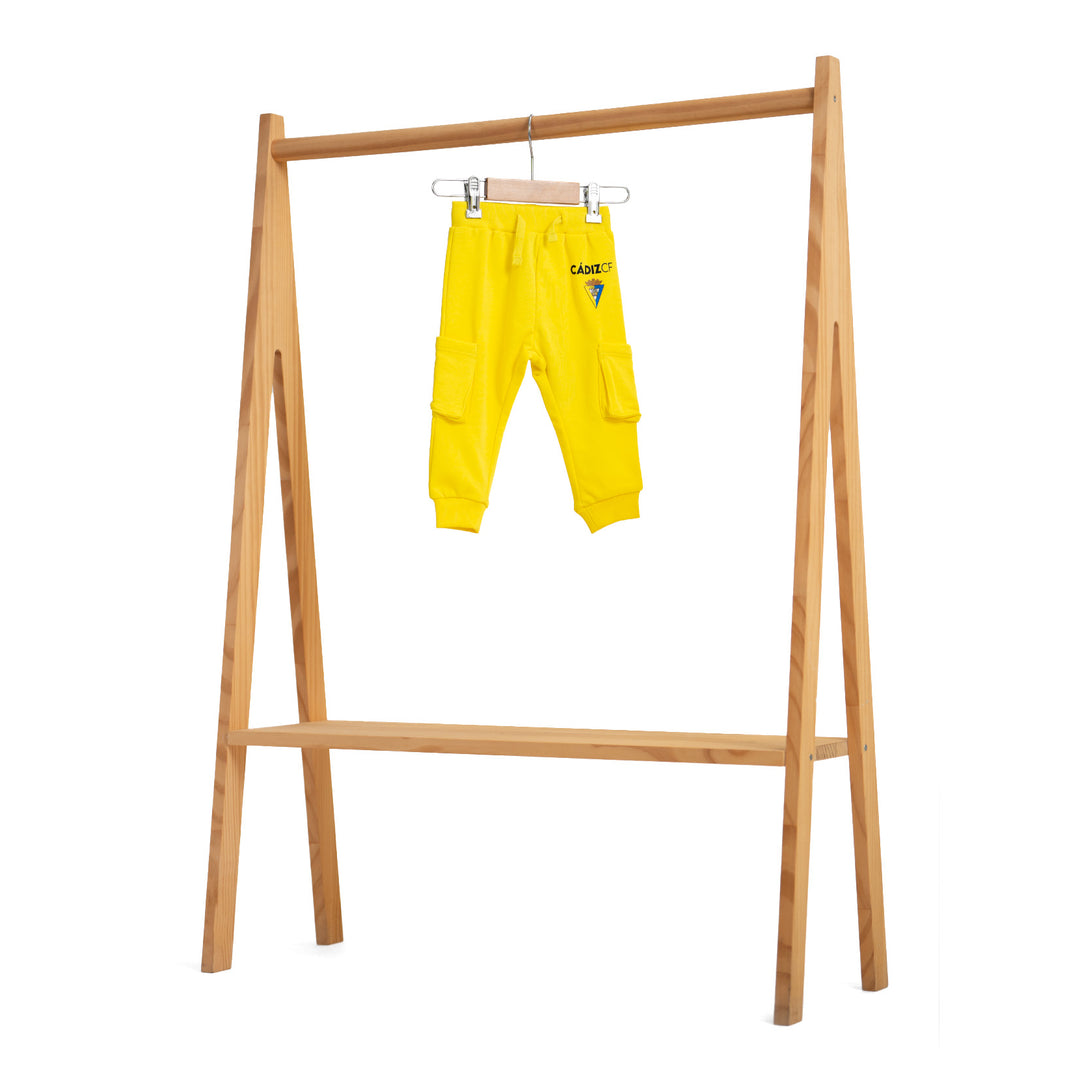 PANTALÓN FELPA BOLSILLOS AMARILLO BEBÉ CÁDIZ CF main
