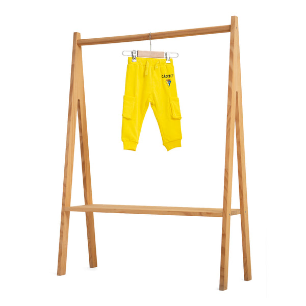 Pants_Kid unisex_CCF CHARANGA PANTALON FELPA AMAR. _Cargo_NEON Yellow - Commercial 1