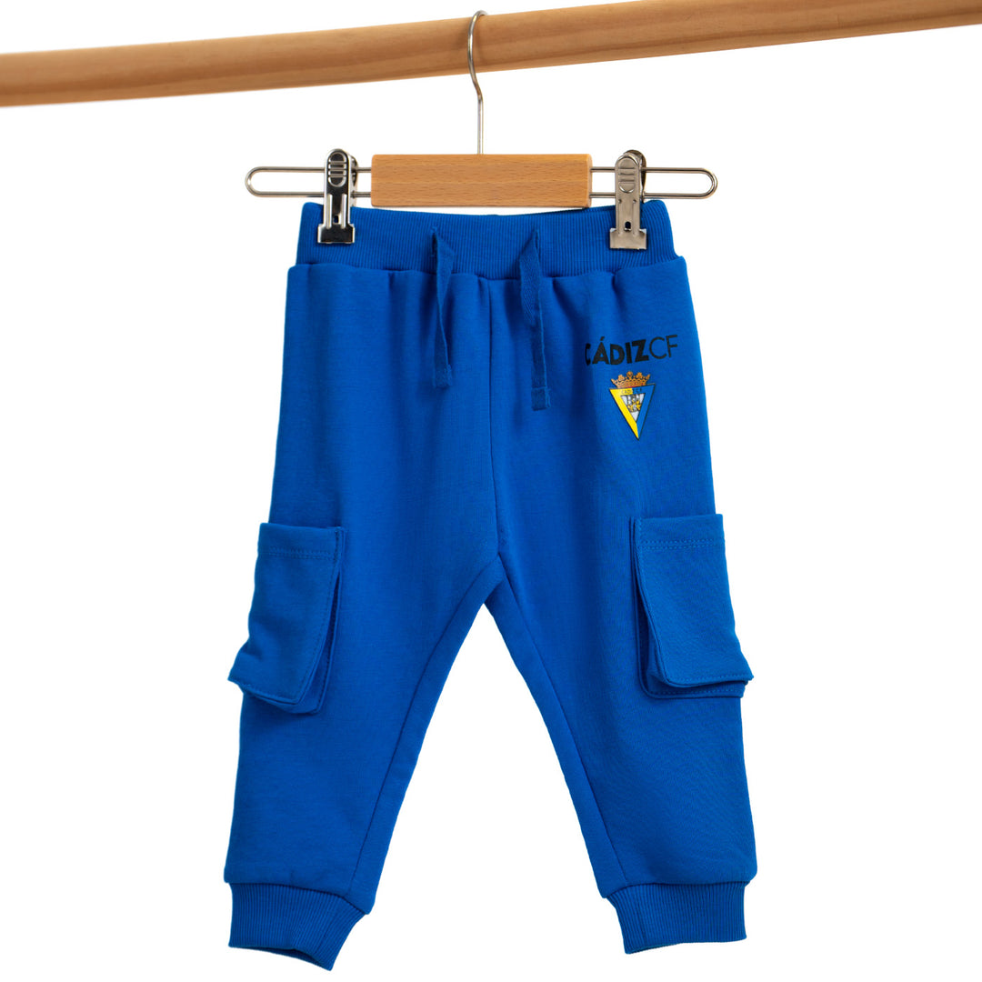 PANTALÓN FELPA BOLSILLOS AZUL BEBÉ CÁDIZ CF main
