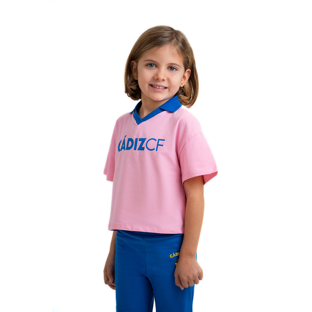 CAMISETA ROSA INFANTIL CÁDIZ CF main