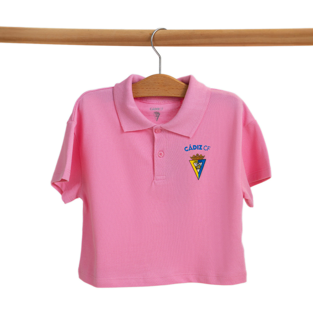 POLO PIQUÉ ROSA INFANTIL CÁDIZ CF main