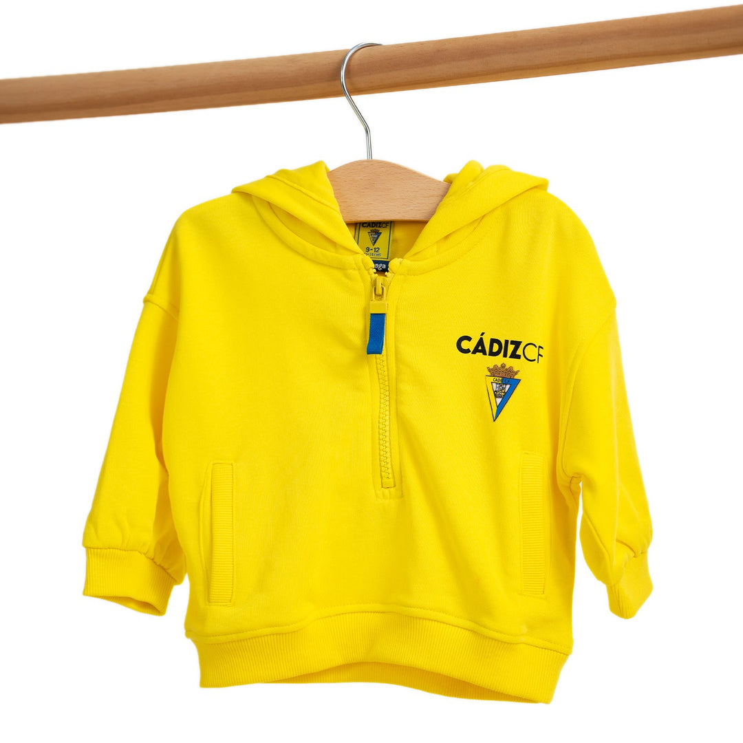 HOODIE AMARILLA BEBÉ CÁDIZ CF main