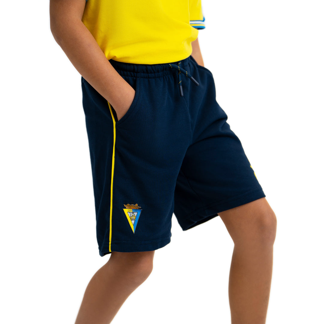 BERMUDAS FELPA NAVY INFANTIL CÁDIZ CF main