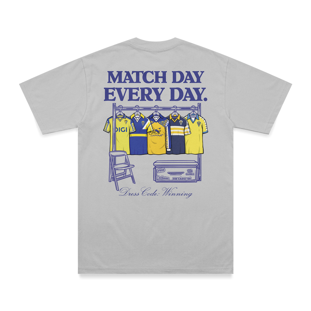 CAMISETA MATCHDAY CÁDIZ CF GRIS 02