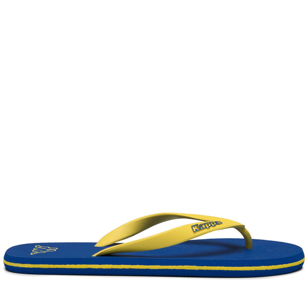 Flip-Flops_Unisex_ MOKER_Thongs_Blue Cold - YELLOW BLAZING - Commercial 5