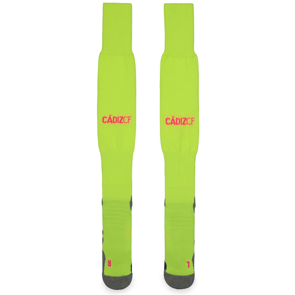 Socks_Man_SPARK PRO CADIZ 1PACK_Knee High Sock_Yellow Fluo-Fuchsia Fluo - Commercial 2