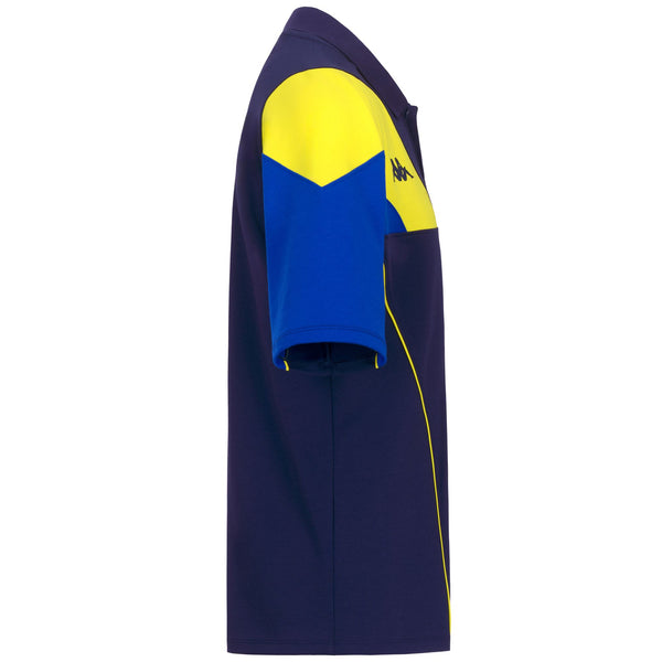 Polo Shirts_Man_VILIR CADIZ_Polo_Blue DK - Yellow - Blue LT - Commercial 2